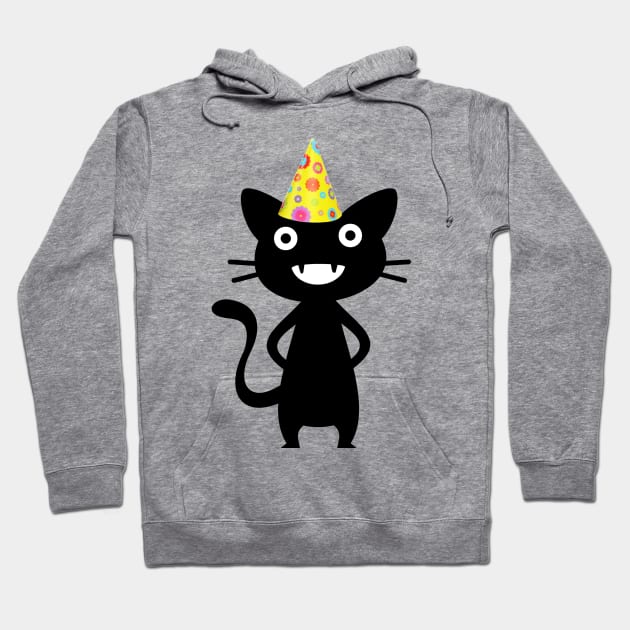 Party Cat 3 Hoodie by Molenusaczech